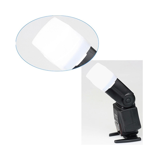 White Flash Bounce Diffuser Softbox for Speedlight SB-800