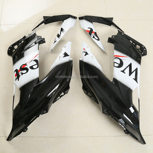 ชุดตัวถังรถสีดำสำหรับ Kawasaki, ชุดตัวถังรถสีดำสำหรับ <span class=keywords><strong>ZX6R</strong></span> แข่งรถนินจา636 XF-4124-01ชิ้นส่วนมอเตอร์ไซค์2013-2018 - Product Image 2
