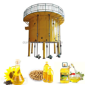 Extração de solvente hexano de óleo de soja