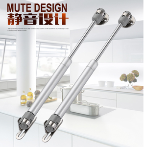 Khuyến mãi nóng: Bản lề tủ khí nén tùy chỉnh OEM, 10 inch, màu bạc, 80N, lò xo khí kim loại Ambry - Product Image 4