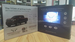 Kinh Doanh Thiệp mời giấy mỏng <span class=keywords><strong>5</strong></span> "<span class=keywords><strong>LCD</strong></span> Máy nghe nhạc âm nhạc lời chào video bưu phẩm Brochure - Product Image 3