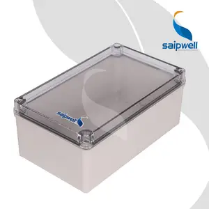 DS-AT-1525 150*250*100 Factory New ABS PC Clear Cover Junction Box Saip Saipwell IP65 Waterproof Project Box Plastic