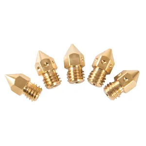 MK8 V6 Brass 3D Printer Nozzle Mix Size For Creality CR10 Ender3