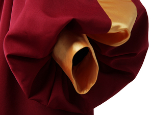 Tunica da Coro Personalizzata all'Ingrosso, Colore Marrone <span class=keywords><strong>Crescendo</strong></span>, con Maniche a Sbuffo e Stola <span class=keywords><strong>in</strong></span> Raso Dorato - Product Image 6