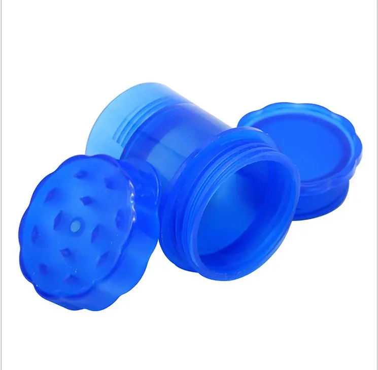 Special offer Cheap Price 3 Piece Colored Plastic Manual Herb MIll Grinder