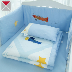 Bonne réputation bleu abordable lit bébé ensembles de literie - Product Image 4