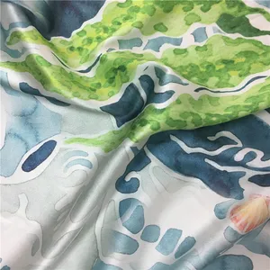 Digital Print 100% Mulberry Silk Fabric From Hangzhou