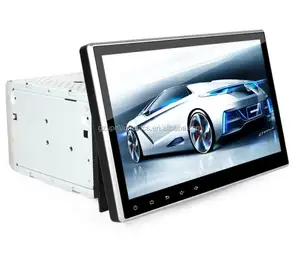 Reproductor de DVD para coche Android 6,0, Digital HD pantalla táctil capacitiva de 10,1 pulgadas, Universal, doble Din