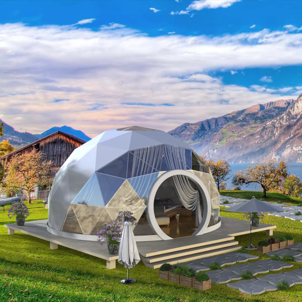 Geodetische Koepel Kit Dome Huis Australië Camping Dome Tent Glamping Tent