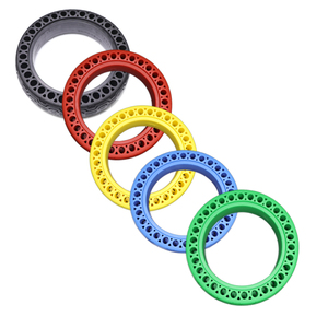 Nouvelle Image 8.5 pouces pneu solide roue en caoutchouc coloré pour <span class=keywords><strong>Mijia</strong></span> M365/<span class=keywords><strong>M365pro</strong></span>/1S/Pro2 Scooters électriques amortisseur - Product Image 3