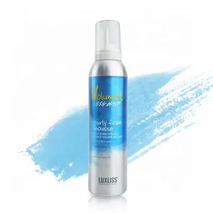 Volumist coconut oil foam hair styling mousse for curly hair glue