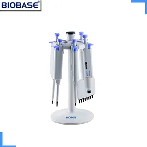 Soporte de pipeta Biobase, soporte de micropipeta con 6 canales para uso médico