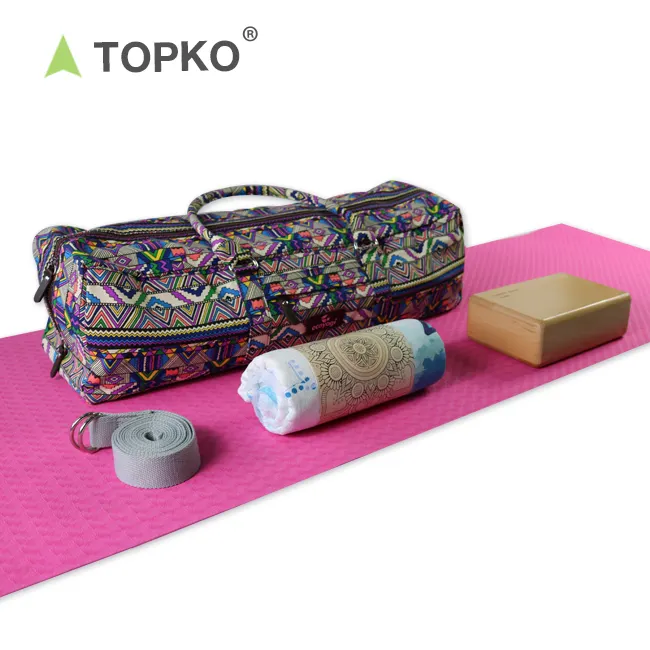TOPKO Wholesale Fitness Custom yoga starter kit yoga mat and Yoga Bag