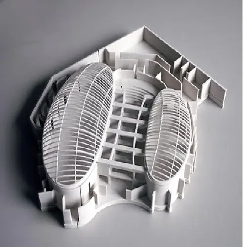 Индивидуальная Точная 3D-печать SLA, образец строительной модели для быстрого прототипирования