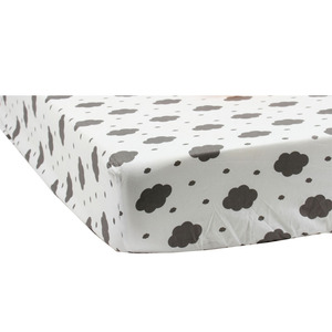 Sábanas de cuna de algodón ajustadas para bebés hipoalergénicas, suaves y cómodas, transpirables, sábanas de colchón para niños pequeños - Product Image 5