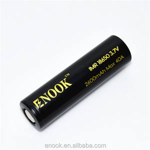 Bom preço para 40A Enook 18650 2600 mAh 3.7 v bateria recarregável li-bateria de iões de mn - Product Image 3