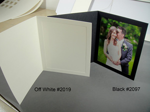 Chất lượng cao <span class=keywords><strong>4x6</strong></span> 5x7 6x8 matboard cho khung ảnh màu đen/0ff-trắng ảnh chủ thư mục - Product Image 4