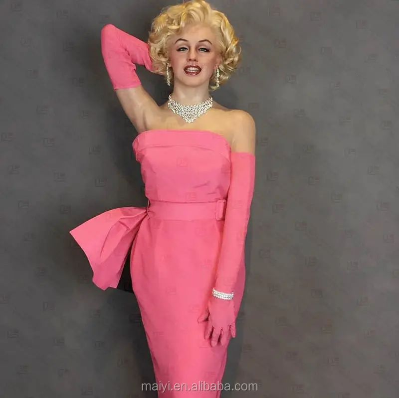 Figura desnuda hiperrealista de Actor de película Sexy escultura de cera Marilyn Monroe a la venta