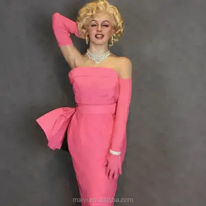 Hiper gerçekçi çıplak figürü seksi Film aktör Marilyn Monroe balmumu heykel için satış