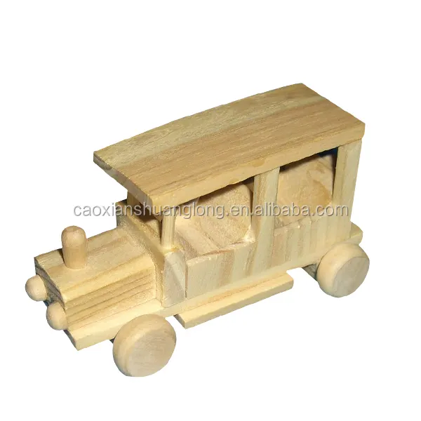 giocattolo per bambini in legno auto giocattoli educativi per bambini di legno fatti a mano auto