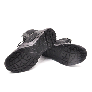Botas tácticas súper ligeras de cuero negro Arena, suela de EVA vibrantes antideslizantes, altura del tobillo, entrenamiento de invierno, senderismo, zapatillas para correr - Product Image 6