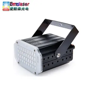 Mini PVC flaş dekorasyon 36 beyaz disko Dj parti LED ED SMD 5050 sahne çakarlı lamba