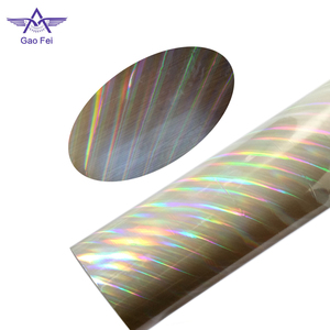 <span class=keywords><strong>Film</strong></span> Laminasi Termal Holografik Transparan Pola Pilar Pelangi Transparan Ukuran Gulungan Kustom untuk Laminasi Karton - Product Image 4
