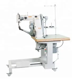 DS-168 Double Thread Lockstitch Seated Type Shoe Border Sewing Machine Cylinder Bed Compound Feed Sewing Machine