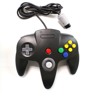 Mando Retro clásico <span class=keywords><strong>64</strong></span> N64, mando con cable para <span class=keywords><strong>Nintendo</strong></span> <span class=keywords><strong>64</strong></span>, sistema de videojuegos negro - Product Image 6