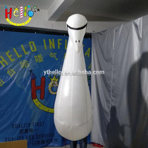 Disfraz de cisne blanco para caminar inflable con iluminación LED para desfile callejero al aire libre - Product Image 3