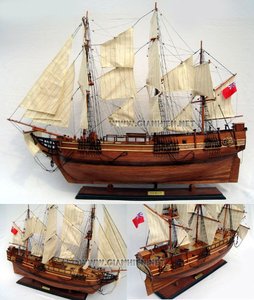 Modelo de Barco de Madera HMS BOUNTY - Artesanía de VIETNAM GIA NHIEN CO. LTD TS0020W - Product Image 1