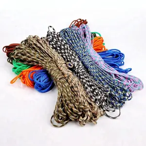 Corda de nylon trançada com 8 fios, corda de poliéster e nylon