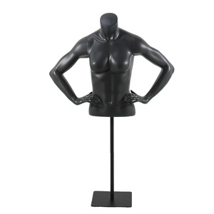 Di alta qualità In Fibra di Vetro torso a buon mercato metà superiore del corpo femminile mannequin testa busto - Product Image 1