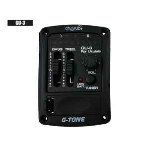 Accessoires d'instruments de guitare électrique, pour Ukulele, 2 bandes avec Tuner - Product Image 1