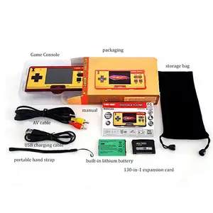 Mini Console de jeux vidéo Portable rétro de poche, construite en famille, 638 jeux 8 bits, étanche, cadeau idéal, nouveau modèle