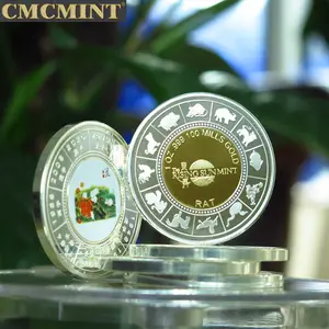 Çin gümüş sikke 1 oz Yıl Sıçan Yuvarlak toptan için en iyi fiyat