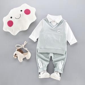 Ultime <span class=keywords><strong>Bambino</strong></span> Ragazzi Set di Abbigliamento Primavera Del <span class=keywords><strong>Bambino</strong></span> Vestiti Del Ragazzo dei Vestiti A Maniche Lunghe T-shirt + Pants 2 pz set - Product Image 3