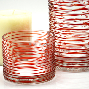 Wholesale Cheap clear Glass Swirl <strong>Candle</strong> Holder <strong>Hurricane</strong> - Product Image 2
