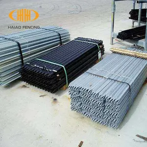 Poteau de clôture en Y noir peint <span class=keywords><strong>et</strong></span> <span class=keywords><strong>piquet</strong></span> étoile en acier inoxydable en promotion à prix réduit - Product Image 1