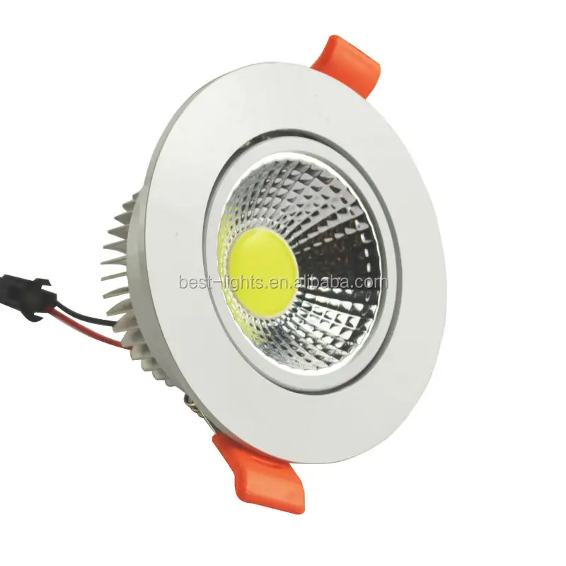 Luz LED de techo empotrada, chip COB, 3W, 5W, 7W, atenuador, 220V, 110V, foco de luz led, luces de techo para sala de estar