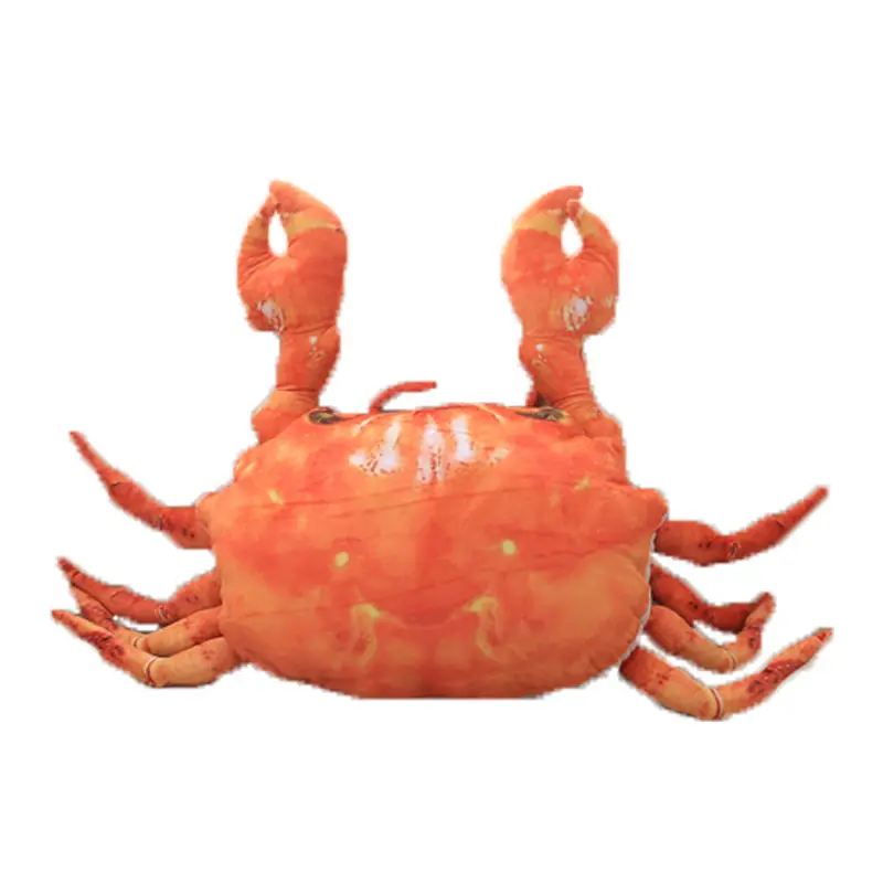 2009 China Toy Export Simulated Crab Pillow Plush Toy Environmental Protection PP Cotton Filled Toy Customized Pillow