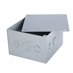 100 X 100 steel powder coating outdoor junction box with cover