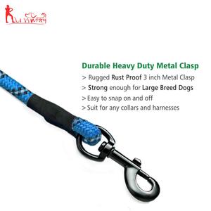 Tali Anjing Kuat Panjat Tebing, Tali Anjing Tahan Gigitan, Nilon Kepang Panjang 6 Kaki - Product Image 4