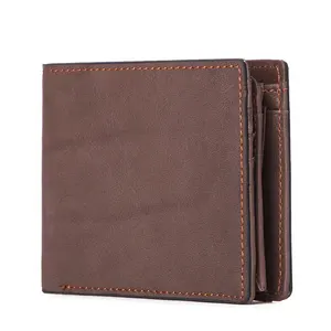 Genuine Leather Credit Card Holder Men's Blix Slimfold Purse Male Minimalist Wallet