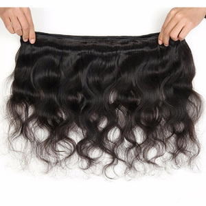 extensiones de cabello humano primas 24 pulgadas recto rizado virginal de la armadura del trenzado del pelo humano para - Product Image 3