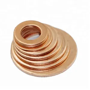 120pcs M6-M20 High Quality Car Engines Copper Washers Seal Ring Gasket Hydraulic Fitting