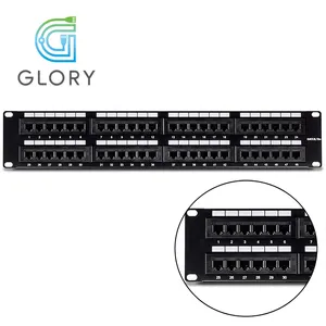 Glory cat6 110 block 1u 48 port patch panel