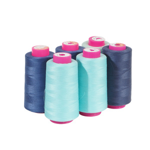 Kangfa alta qualità Tex 30 Tex 60 Tex 80 20/2 20/3 40/2 filato per cucire in poliestere filato per vestiti filo di cotone - Product Image 6