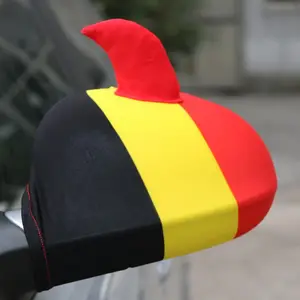 New products printing national flag design soccer football club items car mirror flag cover