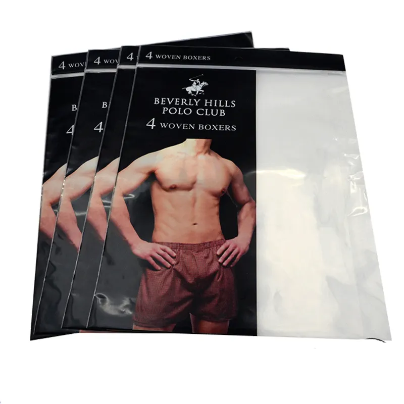 SZHOYO Eco Friendly Wholesale Plastic Polybag for Men's Underwear